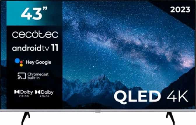Cecotec VQU20043 43" 4K (UHD) QLED