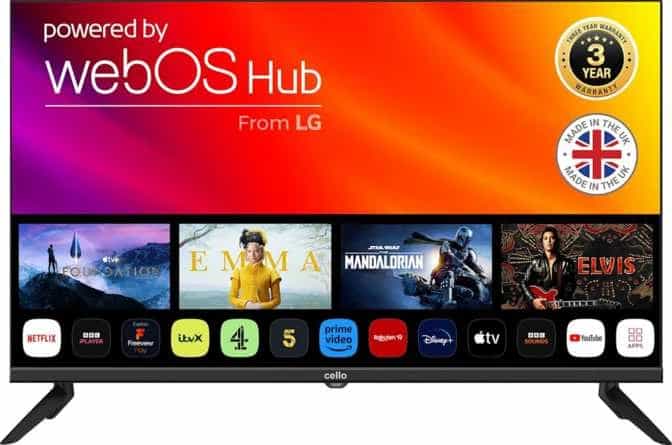 Cello C32WSPB 32" 720P (HD) LED