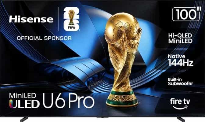 Hisense 100U6SF Pro 100" 4K (UHD) Mini-LED