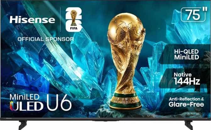 Hisense 75U6SF 75" 4K (UHD) Mini-LED