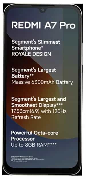 Redmi A7 Pro