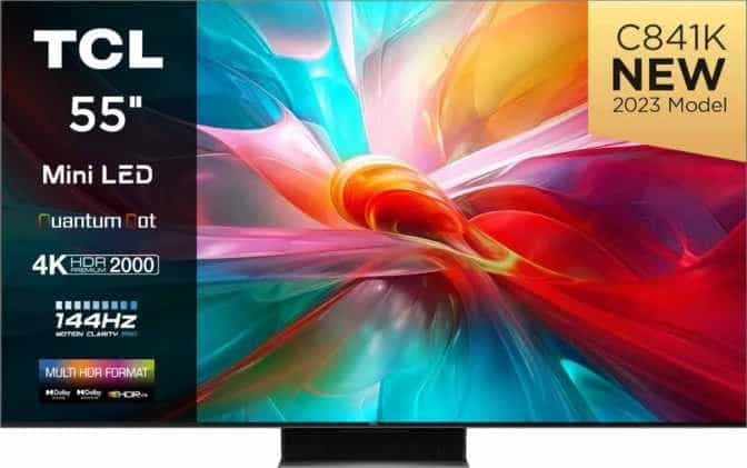 TCL 55C841K 55" 4K (UHD) QLED
