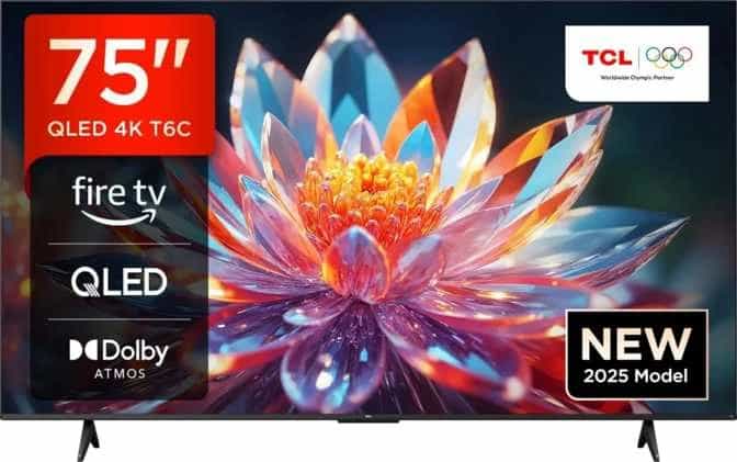 TCL 75T6C-UK 75" 4K (UHD) QLED