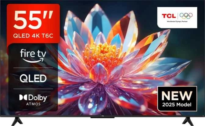 TCL 55T6C-UK 55" 4K (UHD) QLED - Görsel 1