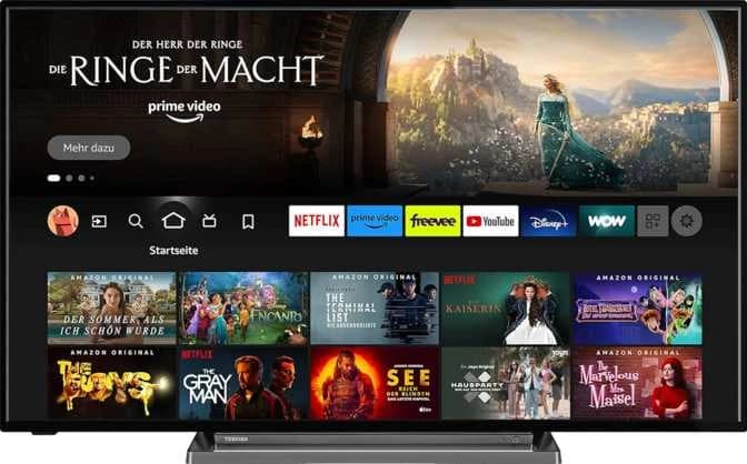 Toshiba 65UF3D63DA 65" 4K (UHD) LED - Görsel 1