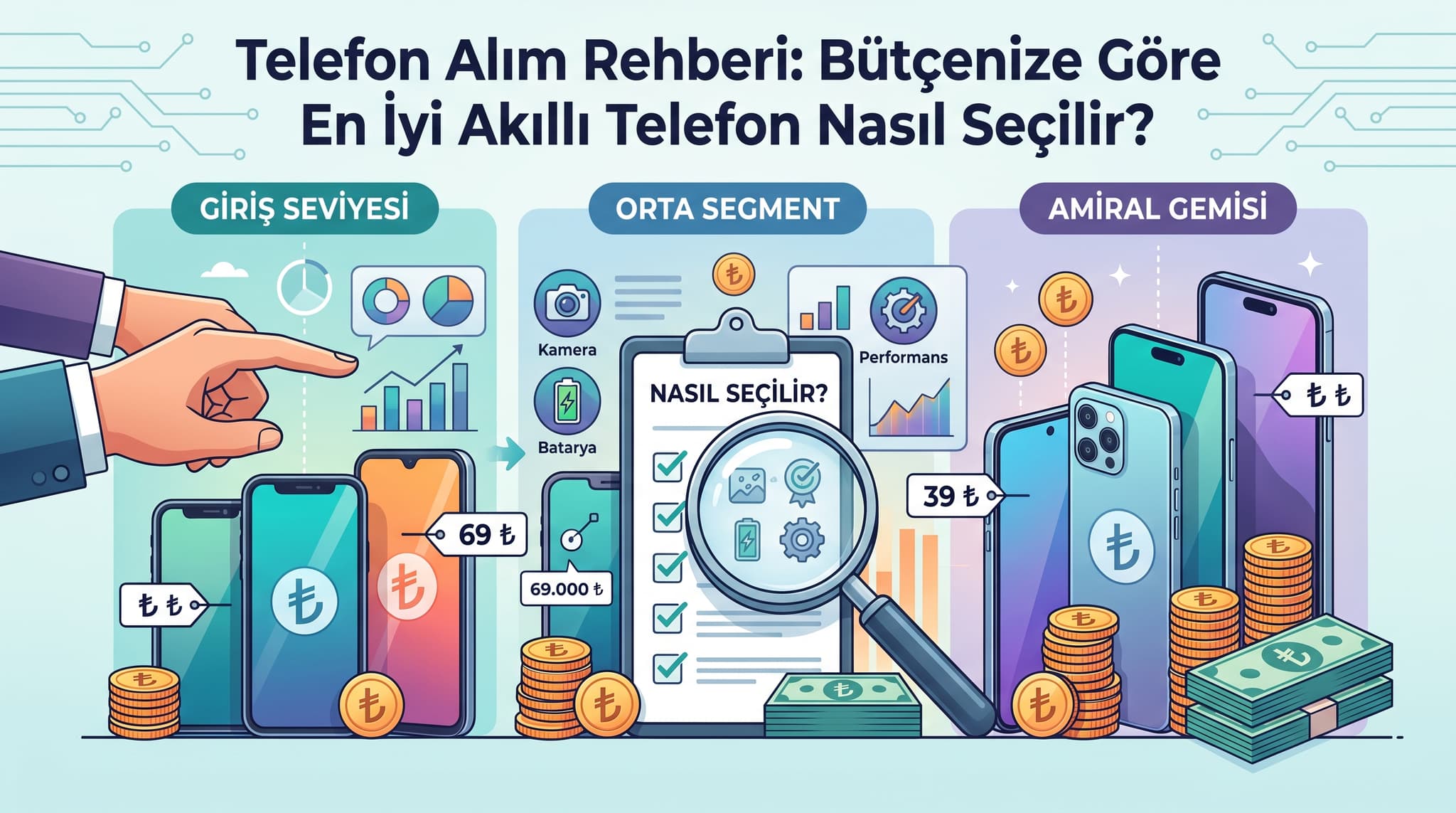 Telefon Alım Rehberi: Bütçenize Göre En İyi Akıllı Telefon Nasıl Seçilir?
