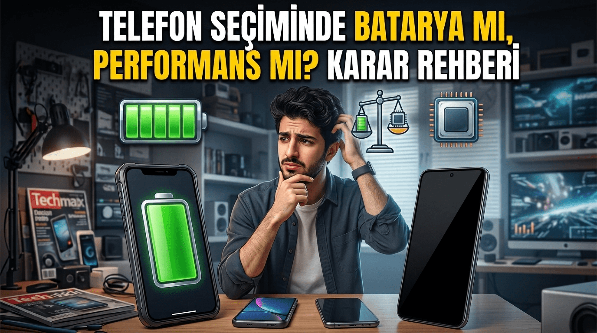 Telefon Seçiminde Batarya mı, Performans mı? Karar Rehberi