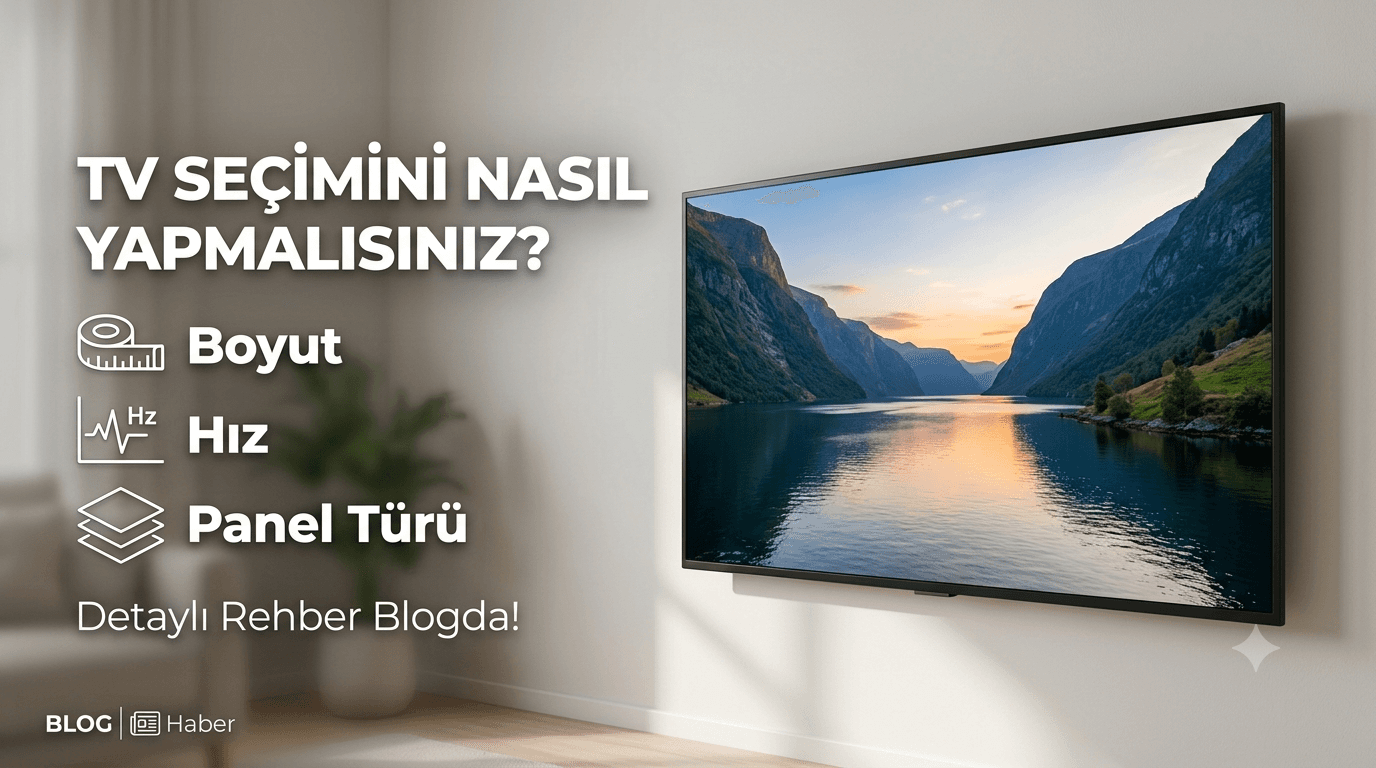Televizyon Alırken Ekran Boyutu, Yenileme Hızı ve Panel Türü Nasıl Belirlenir?