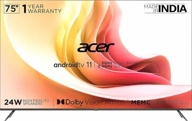 Acer I Series AR75AR2851UDFL 75" 4K (UHD) LED