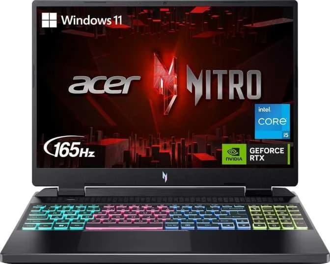 Acer Nitro 16 AN16-51-56VR 16" Intel Core İ5-13500H 2.6GHz Nvidia GeForce RTX 4050 Laptop SSD (8 GB RAM / 512 GB) - Görsel 1