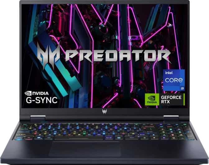 Acer Predator Helios 3D 15 SpatialLabs Edition 15.6" Intel Core İ9-13900HX 2.2GHz Nvidia GeForce RTX 4080 Laptop SSD (32 GB RAM / 2 TB) - Görsel 1
