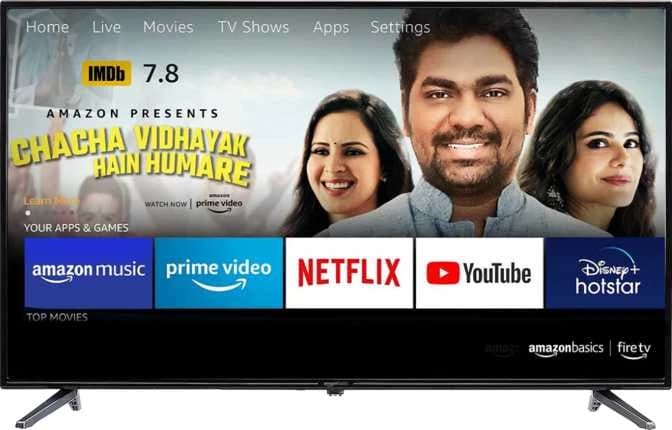 AmazonBasics Fire TV AB43E10DS 43" 1080P (Full HD) LED - Görsel 1