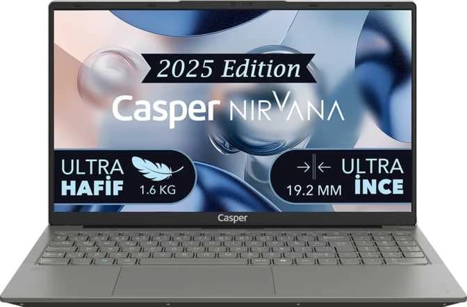 Casper Nirvana X600 15.6" Intel Core İ7-13620H 2.4GHz SSD (16 GB RAM / 2 TB) - Görsel 1