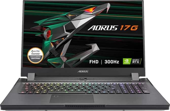 Gigabyte Aorus 17G YD 17.3" Intel Core İ7-11800H 2.3GHz Nvidia GeForce RTX 3080 Laptop SSD (32 GB RAM / 512 GB) - Görsel 1