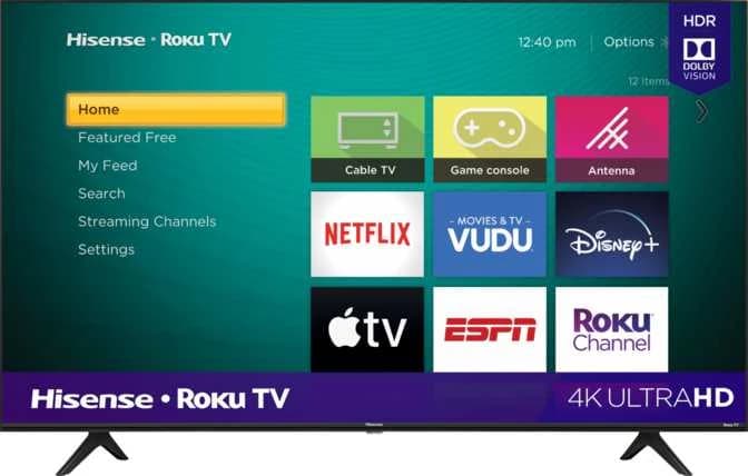 Hisense Roku R6E3 65" 4K (UHD) OLED/AMOLED - Görsel 1