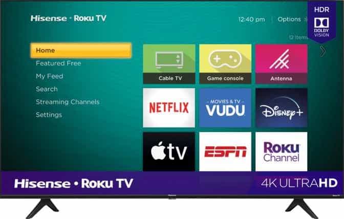Hisense Roku R6E3 75" 4K (UHD) OLED/AMOLED
